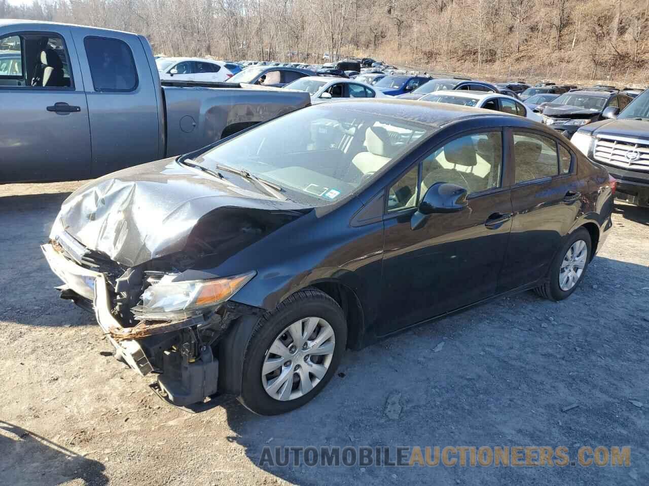 2HGFB2F50CH319015 HONDA CIVIC 2012