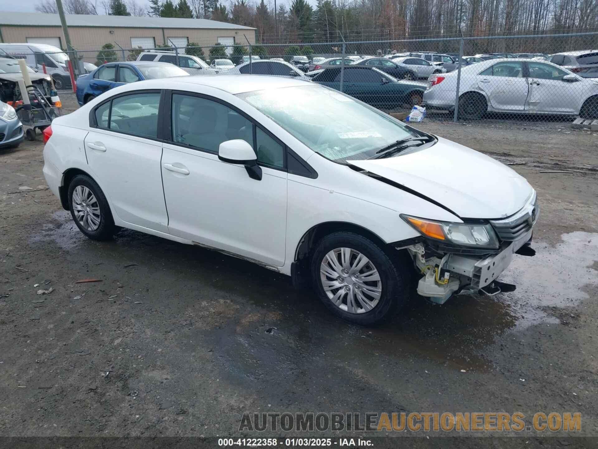 2HGFB2F51CH521846 HONDA CIVIC SDN 2012