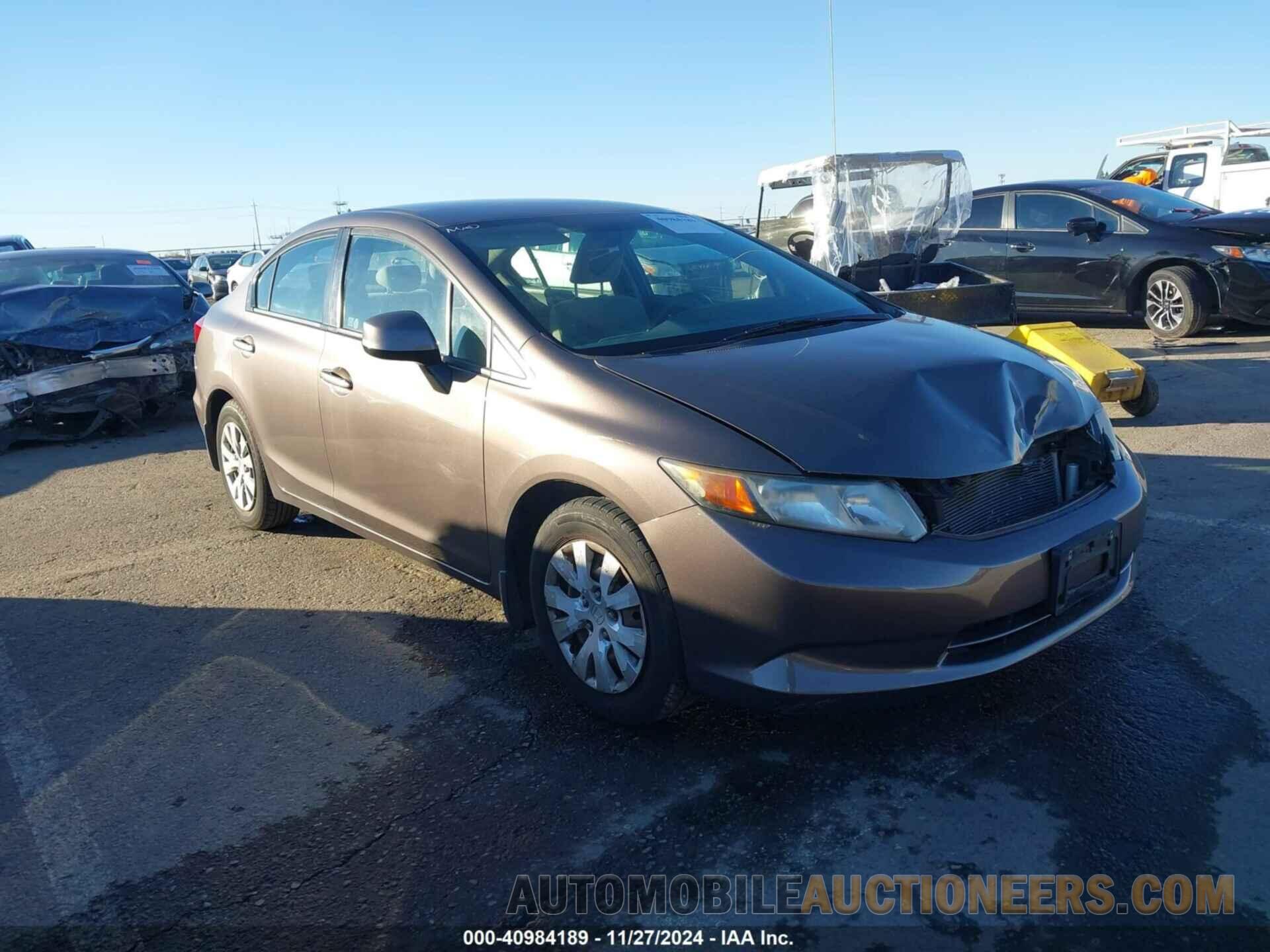 2HGFB2F51CH598717 HONDA CIVIC 2012