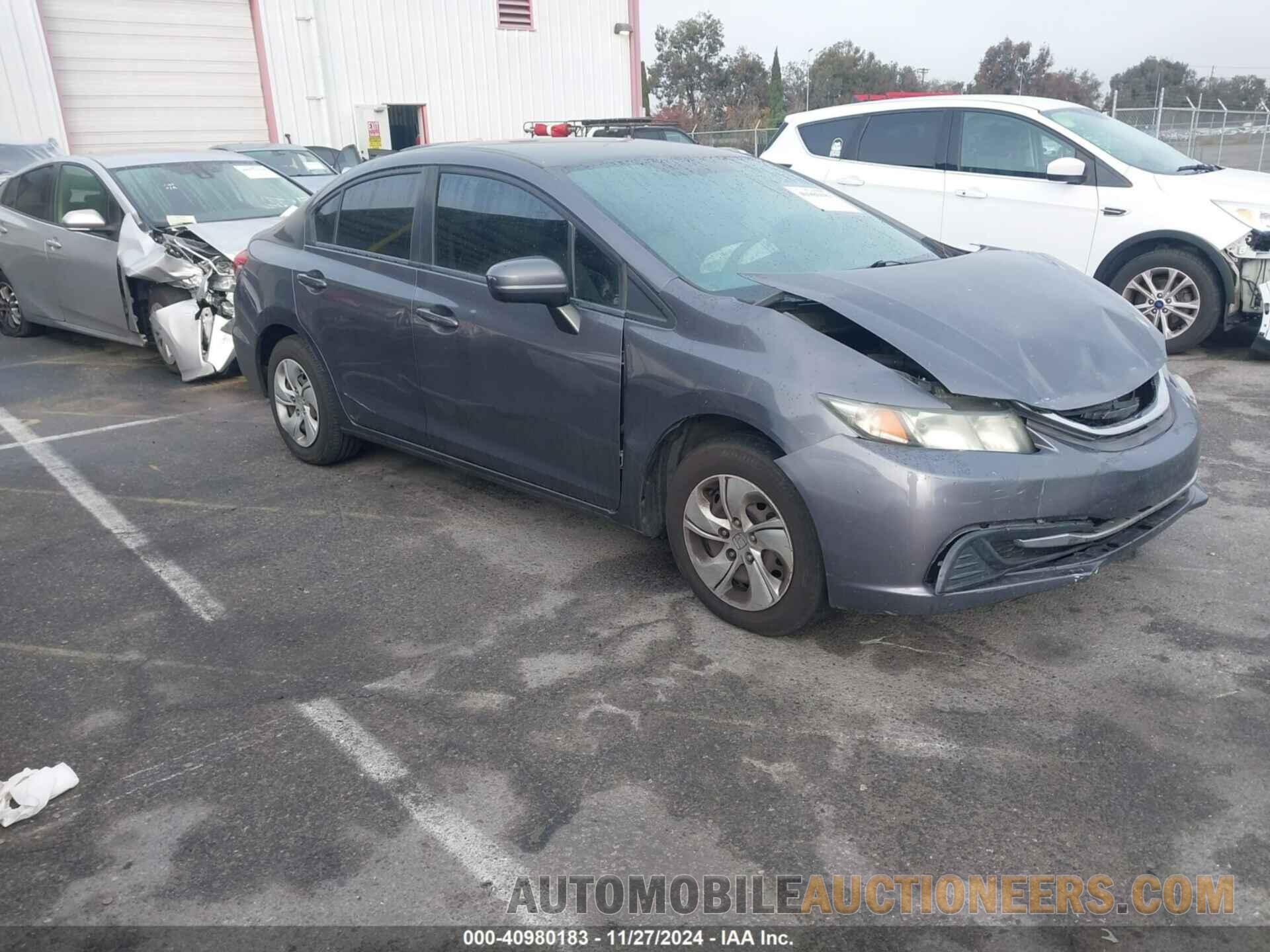 2HGFB2F51EH555319 HONDA CIVIC 2014