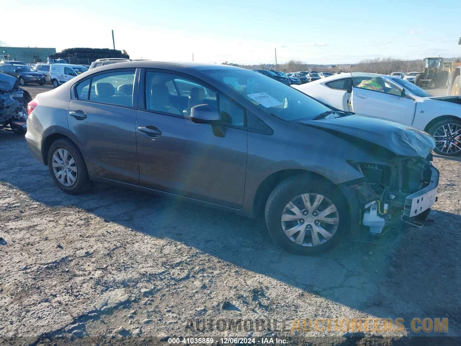 2HGFB2F52CH559389 HONDA CIVIC 2012