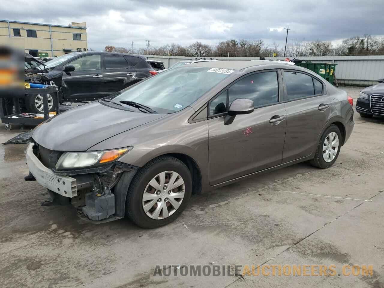 2HGFB2F52CH570067 HONDA CIVIC 2012