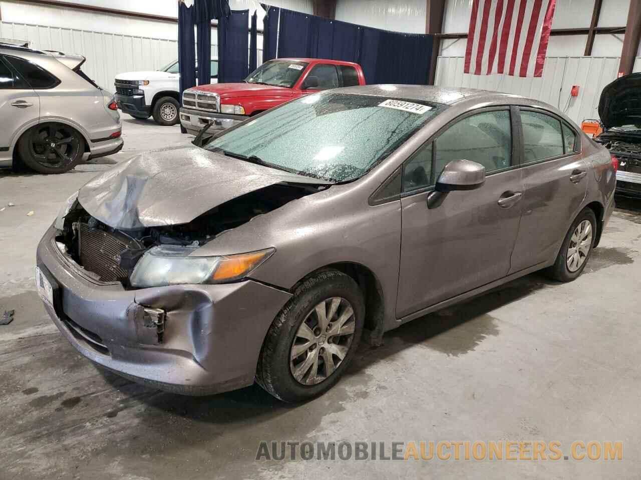 2HGFB2F52CH581280 HONDA CIVIC 2012