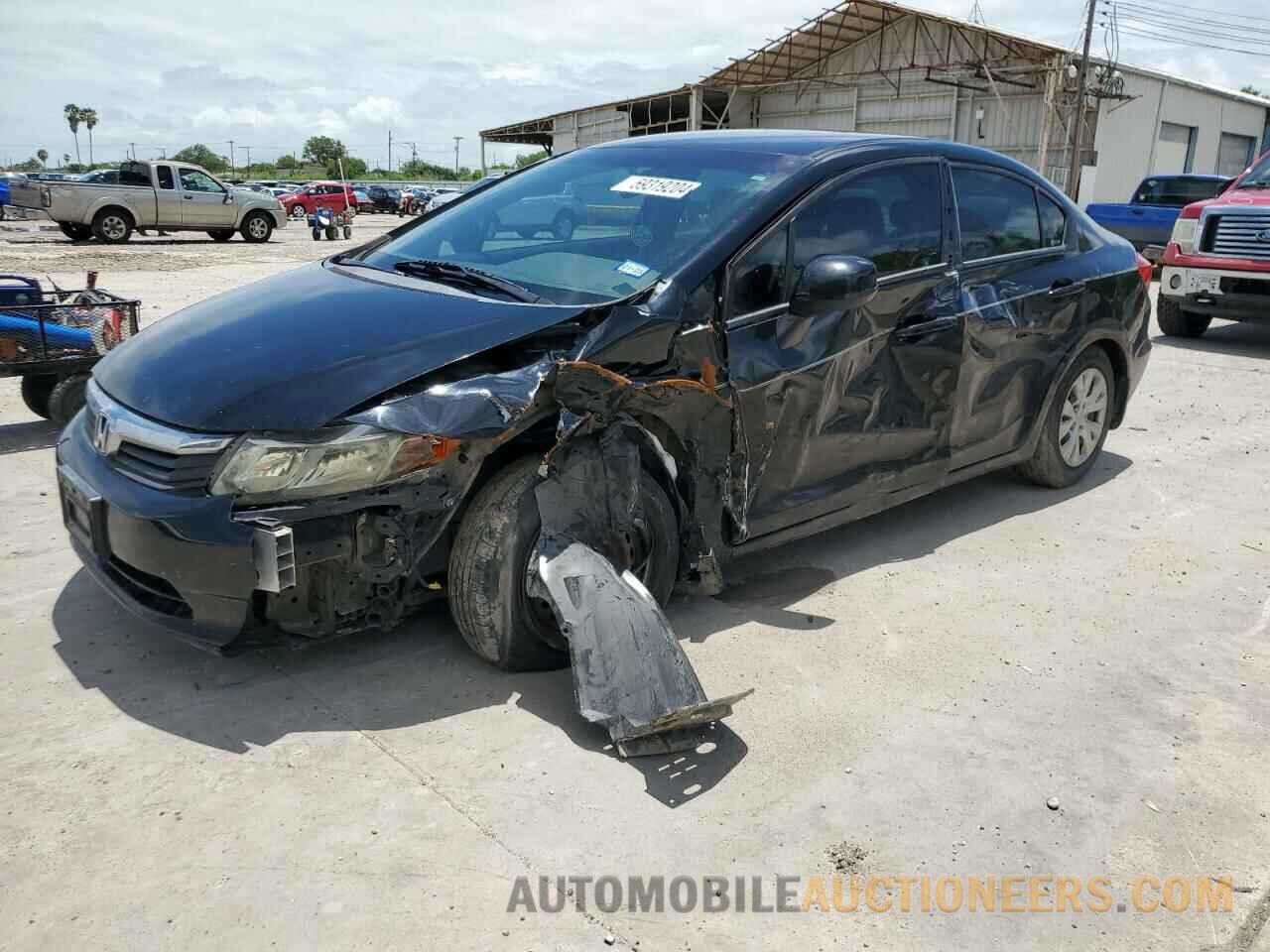 2HGFB2F52CH591551 HONDA CIVIC 2012