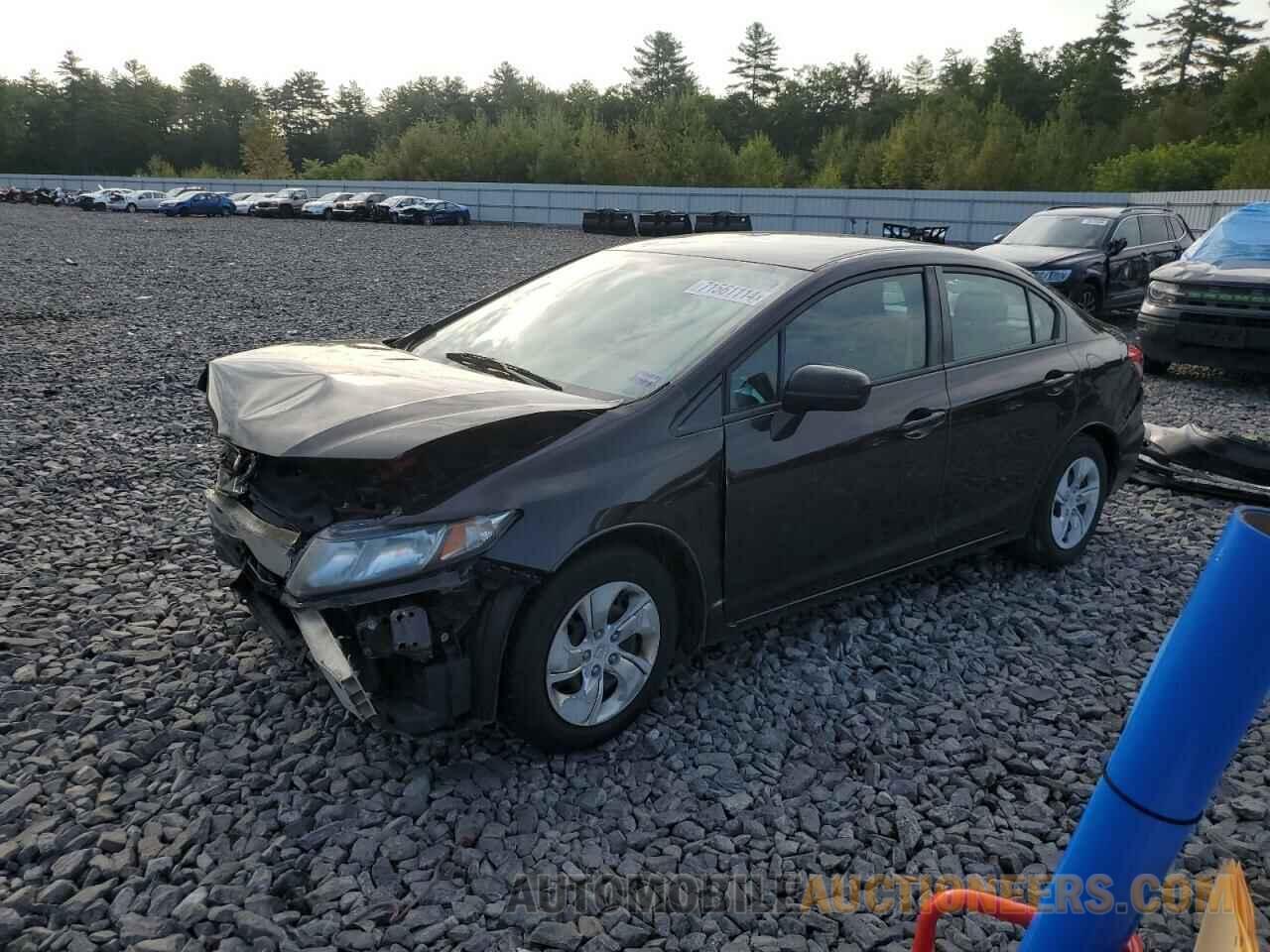 2HGFB2F52EH523124 HONDA CIVIC 2014