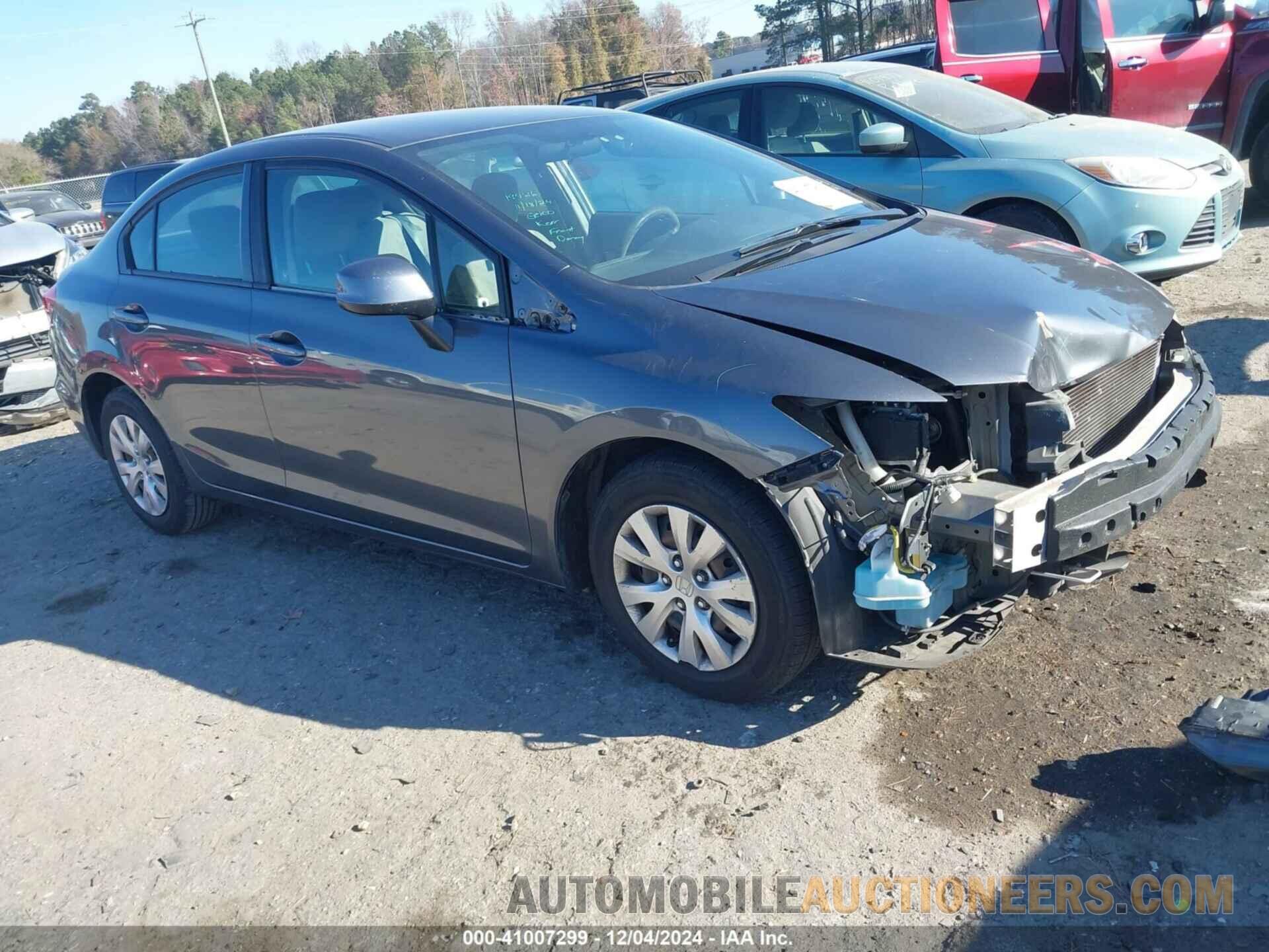 2HGFB2F53CH325181 HONDA CIVIC 2012