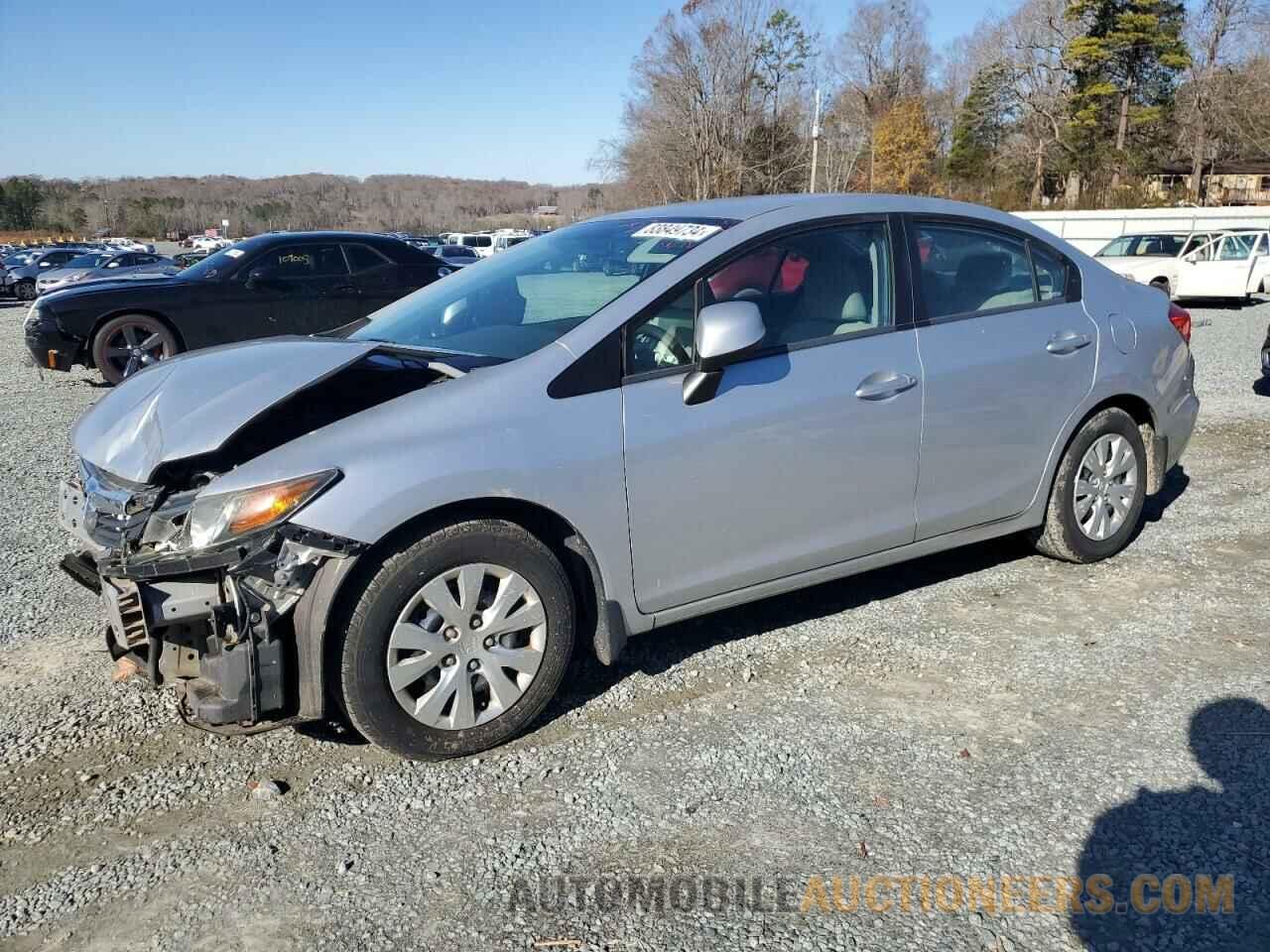 2HGFB2F54CH582799 HONDA CIVIC 2012