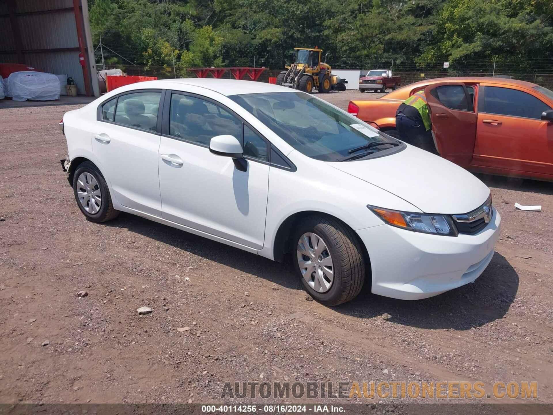 2HGFB2F55CH324047 HONDA CIVIC 2012