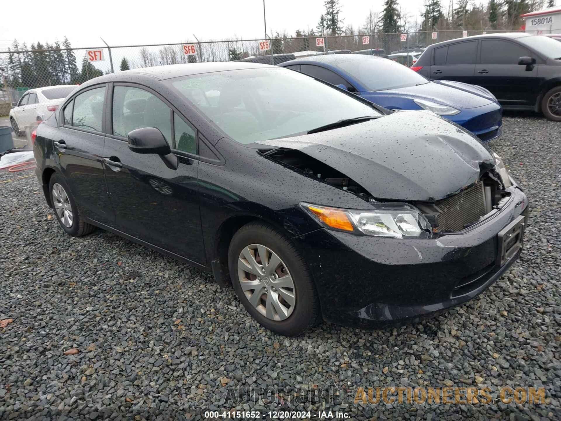 2HGFB2F55CH569639 HONDA CIVIC SDN 2012