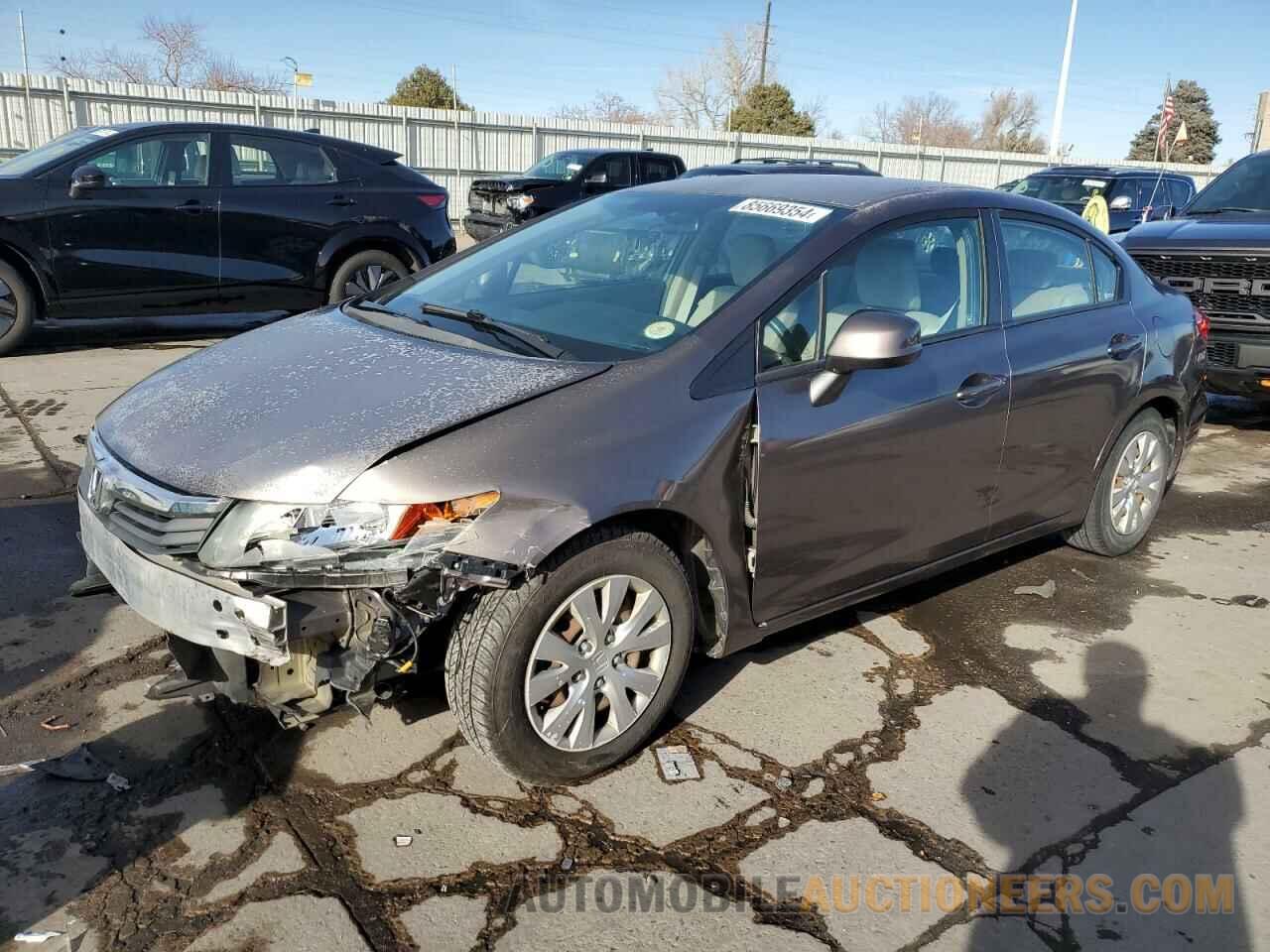 2HGFB2F56CH560593 HONDA CIVIC 2012