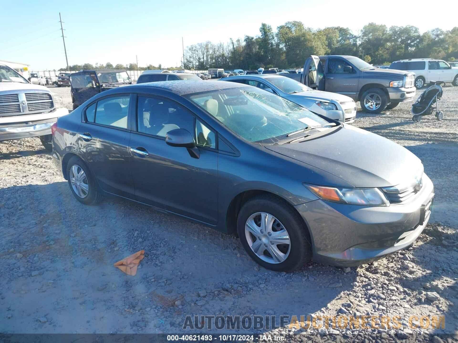 2HGFB2F57CH300851 HONDA CIVIC SDN 2012