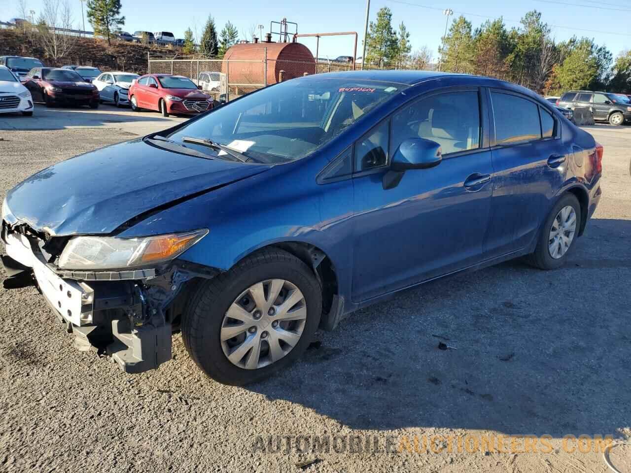 2HGFB2F57CH507160 HONDA CIVIC 2012