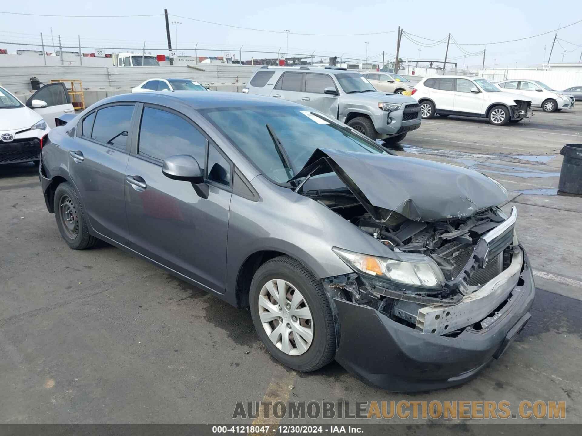 2HGFB2F57CH567472 HONDA CIVIC SDN 2012