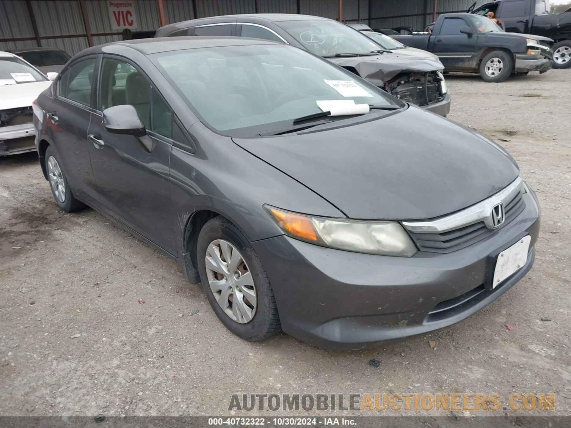 2HGFB2F57CH586345 HONDA CIVIC 2012