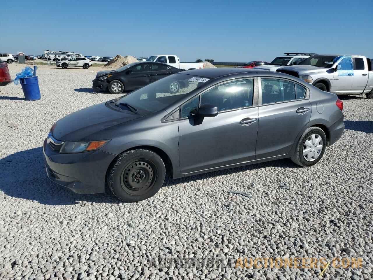 2HGFB2F58CH330540 HONDA CIVIC 2012