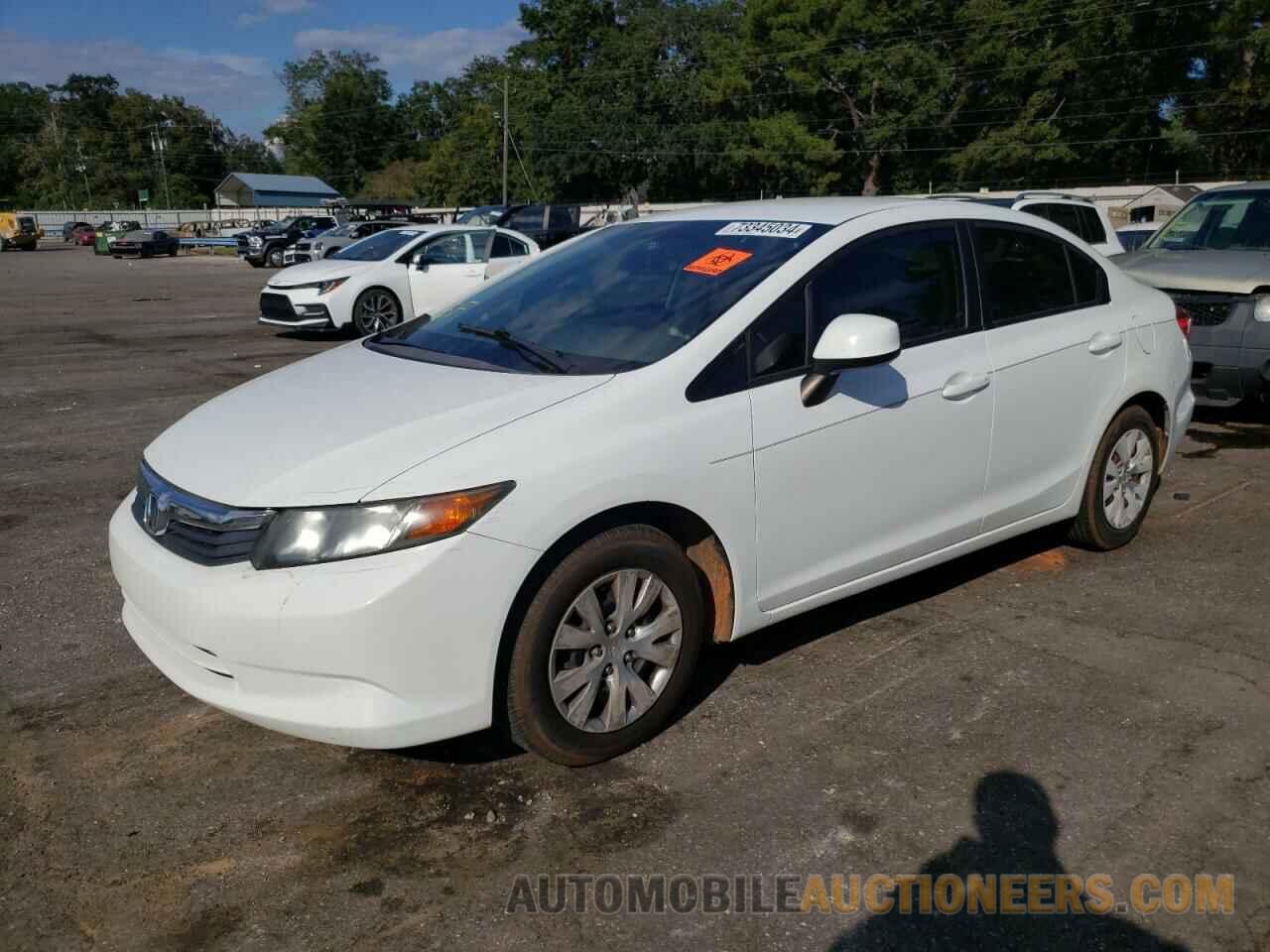 2HGFB2F58CH331719 HONDA CIVIC 2012