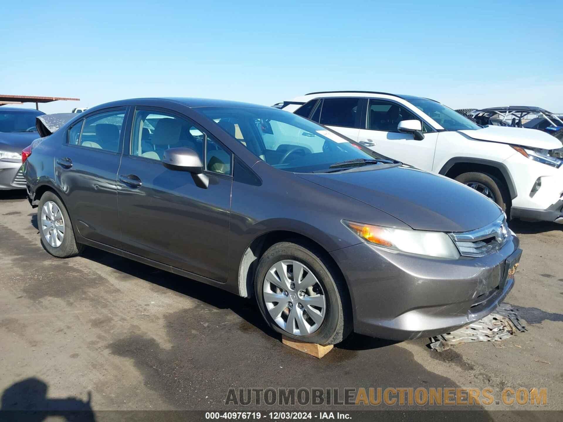 2HGFB2F59CH569336 HONDA CIVIC 2012