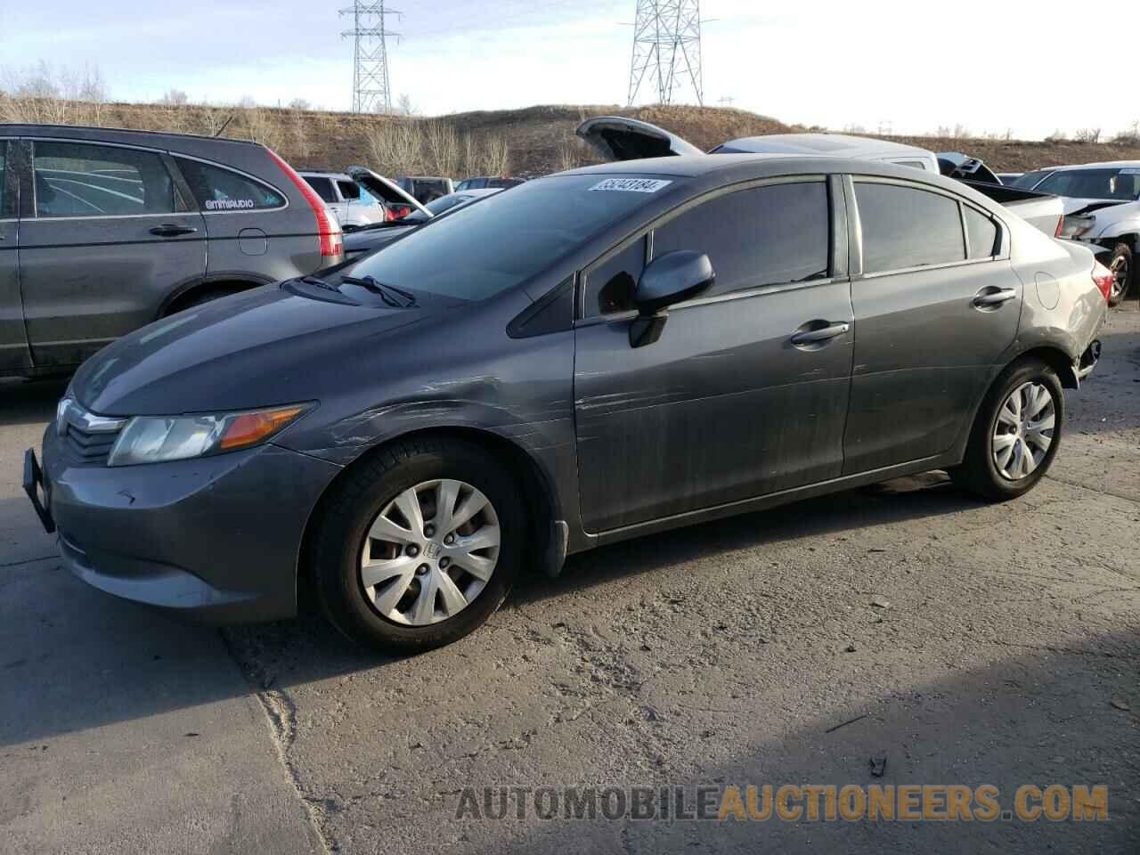 2HGFB2F5XCH565070 HONDA CIVIC 2012