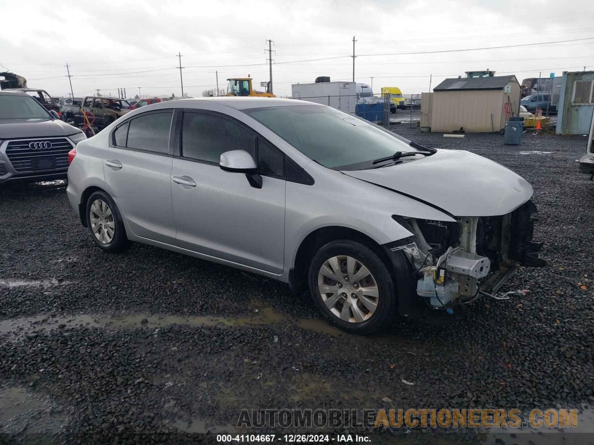 2HGFB2F5XCH602862 HONDA CIVIC 2012