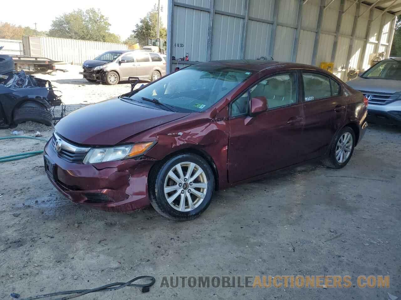 2HGFB2F80CH539300 HONDA CIVIC 2012