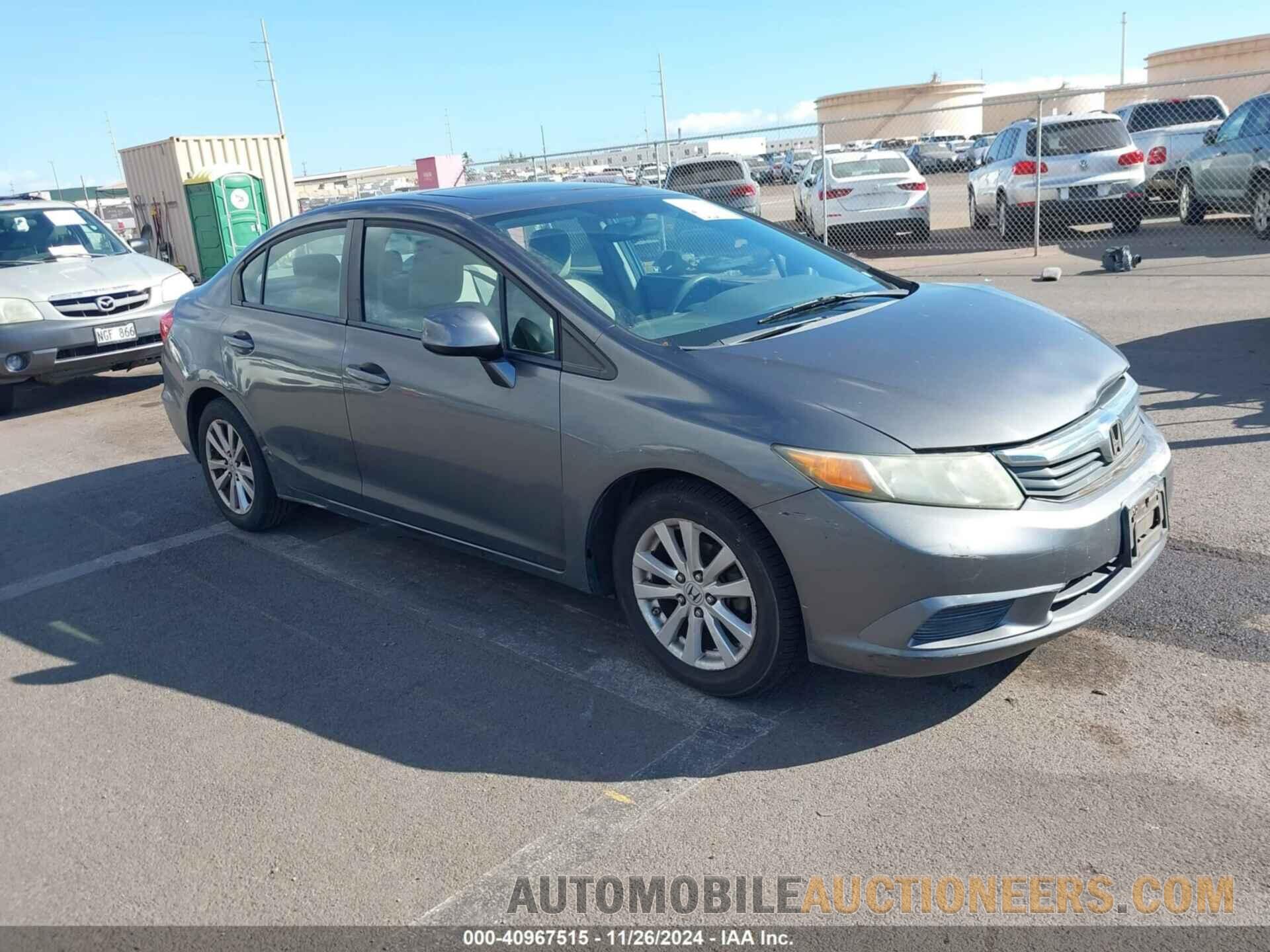 2HGFB2F80CH602413 HONDA CIVIC 2012