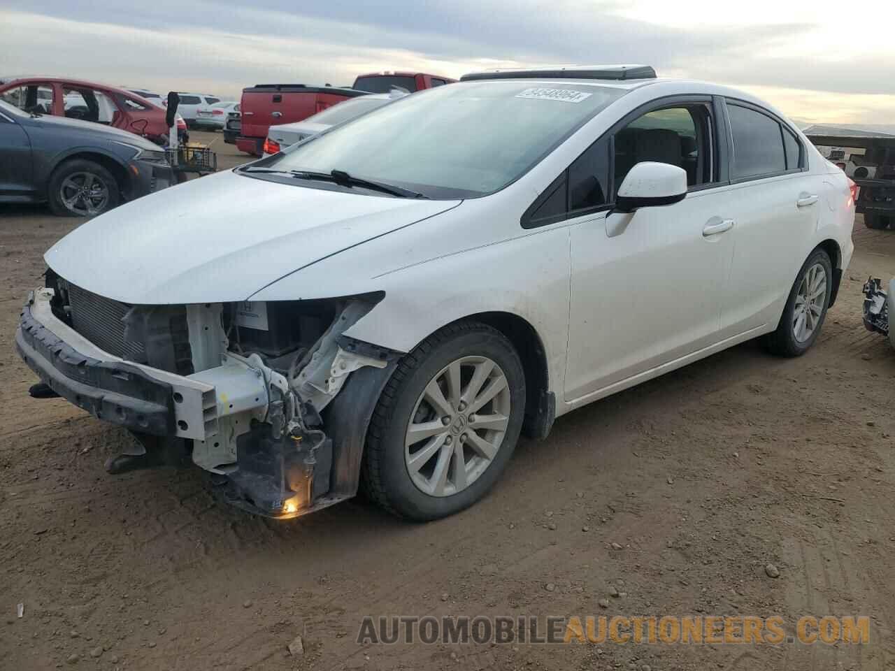 2HGFB2F81CH584570 HONDA CIVIC 2012