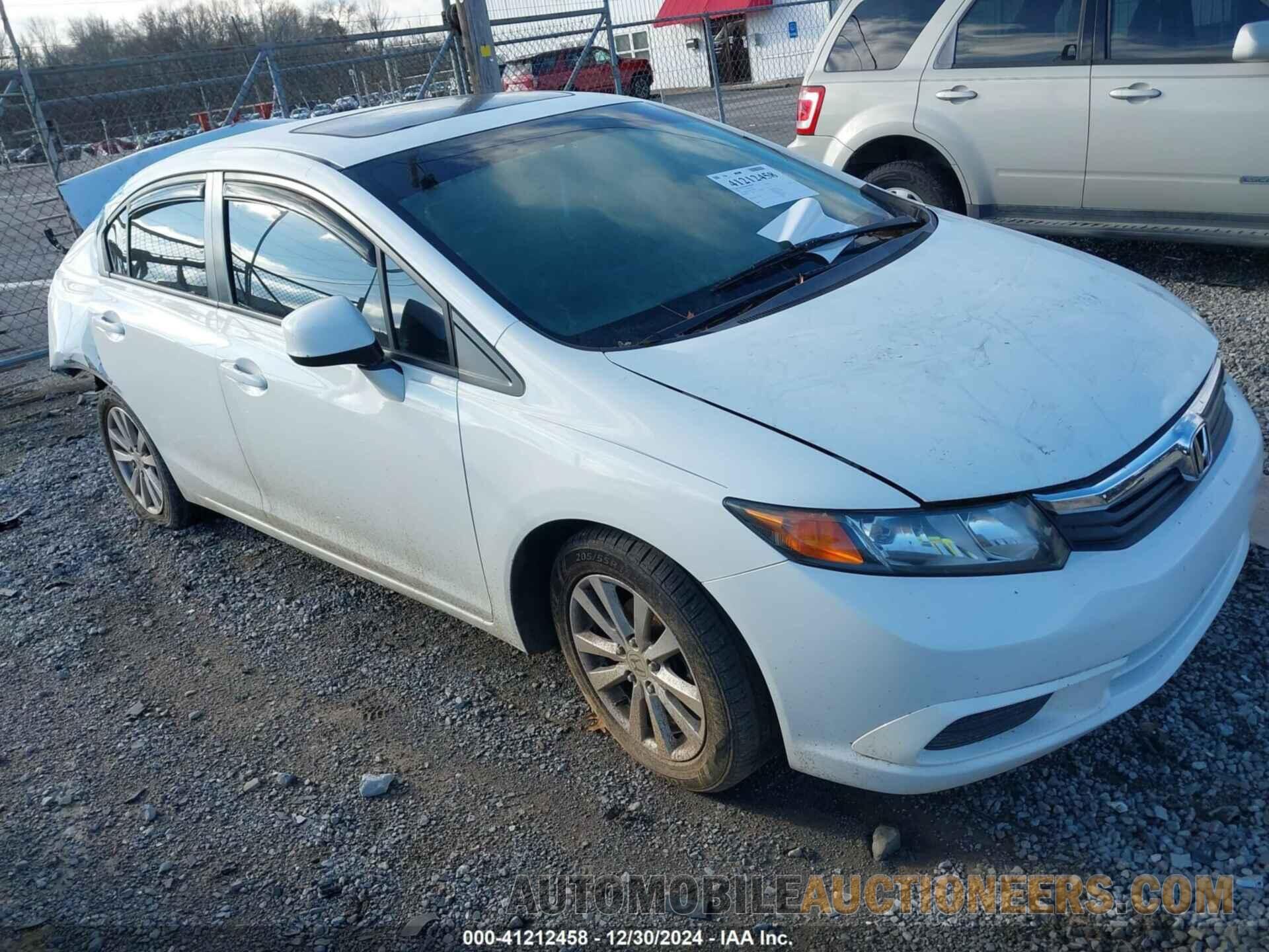 2HGFB2F82CH308821 HONDA CIVIC 2012