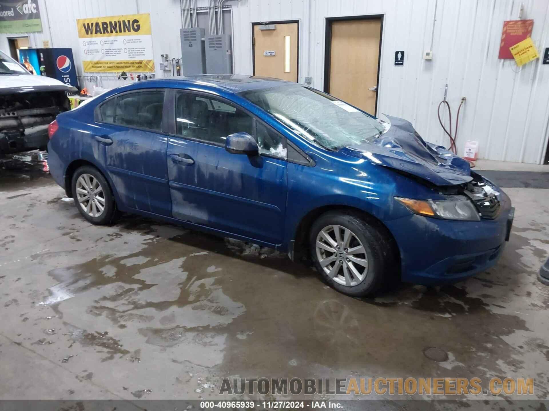 2HGFB2F82CH579765 HONDA CIVIC 2012