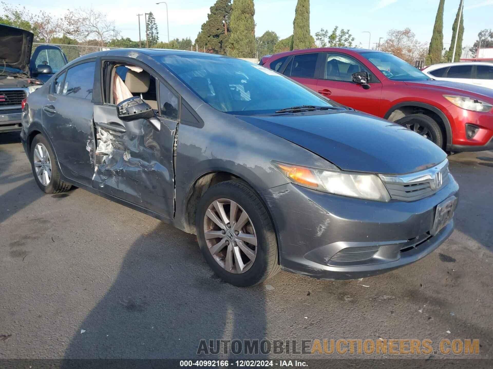 2HGFB2F83CH301232 HONDA CIVIC 2012