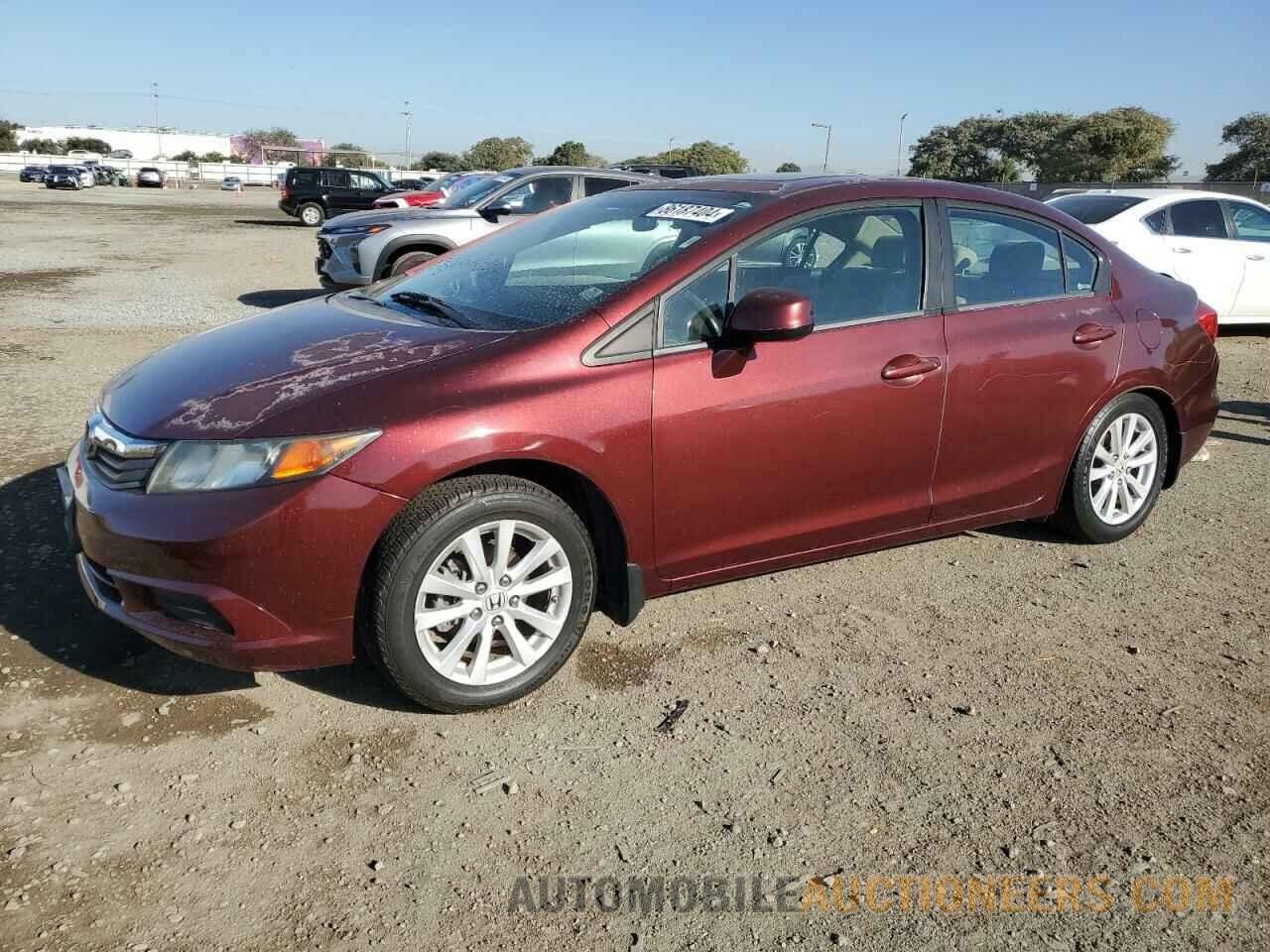 2HGFB2F83CH539386 HONDA CIVIC 2012