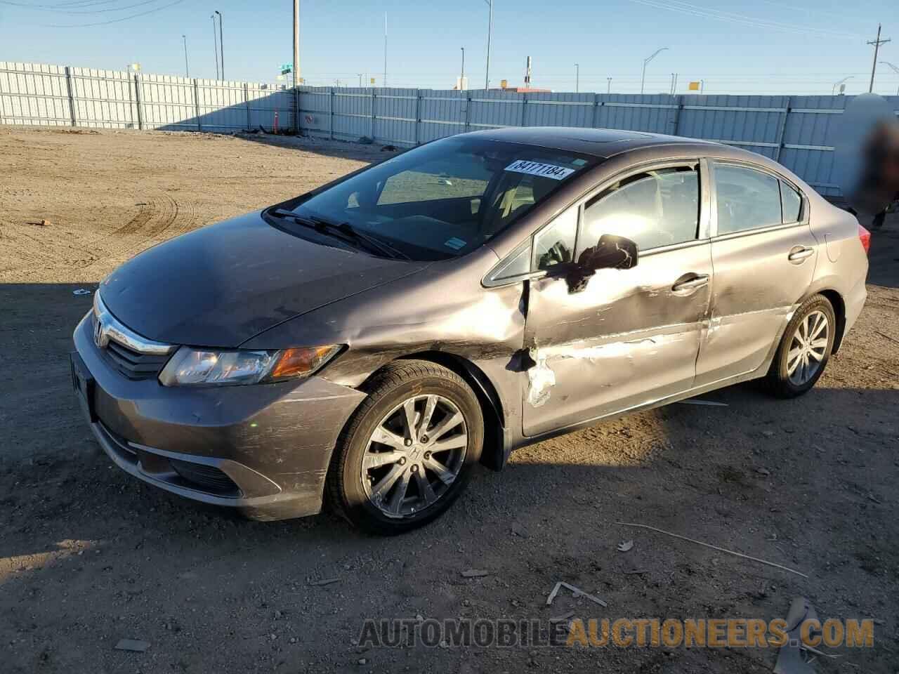 2HGFB2F83CH541770 HONDA CIVIC 2012