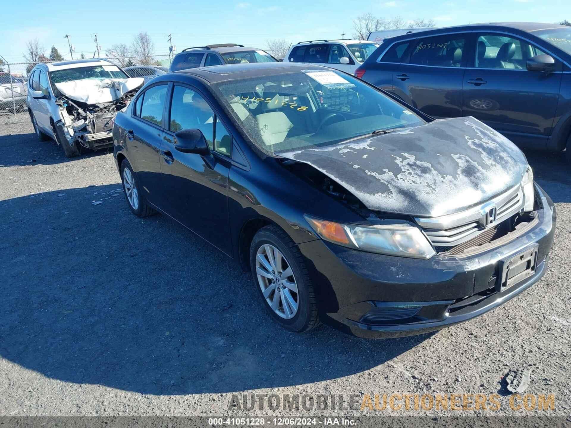 2HGFB2F85CH511931 HONDA CIVIC 2012