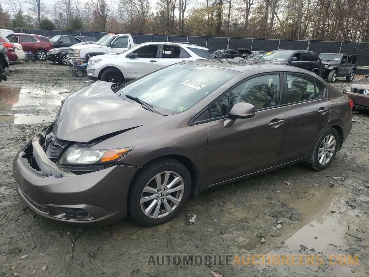 2HGFB2F85CH538711 HONDA CIVIC 2012