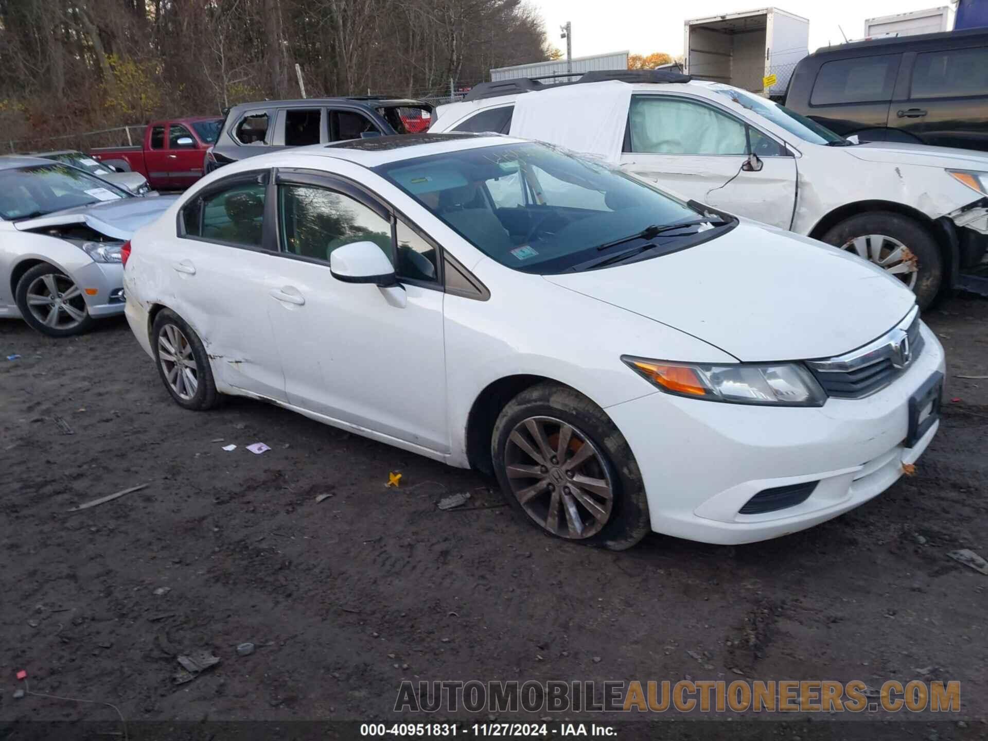 2HGFB2F85CH609518 HONDA CIVIC 2012