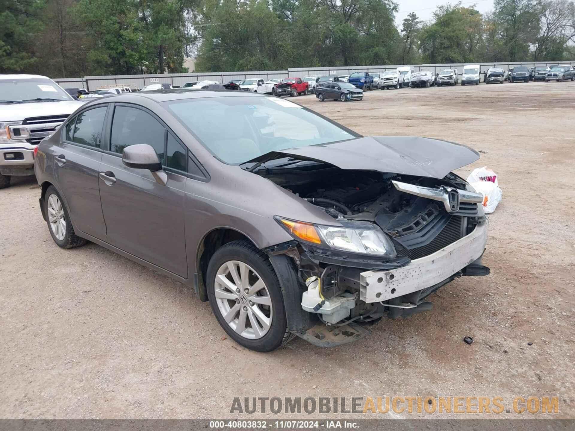 2HGFB2F87CH535907 HONDA CIVIC 2012