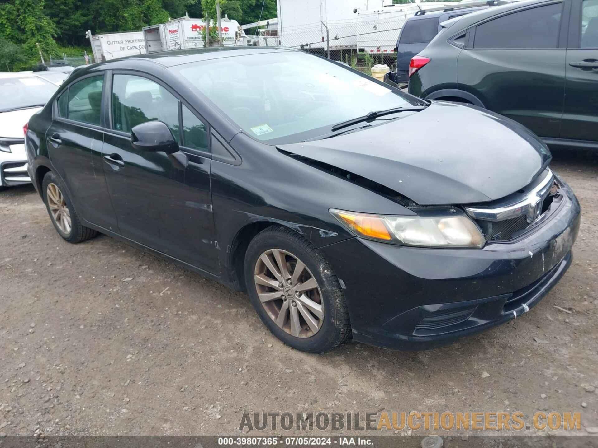 2HGFB2F87CH576893 HONDA CIVIC 2012