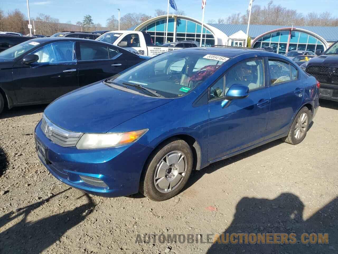 2HGFB2F88CH544311 HONDA CIVIC 2012