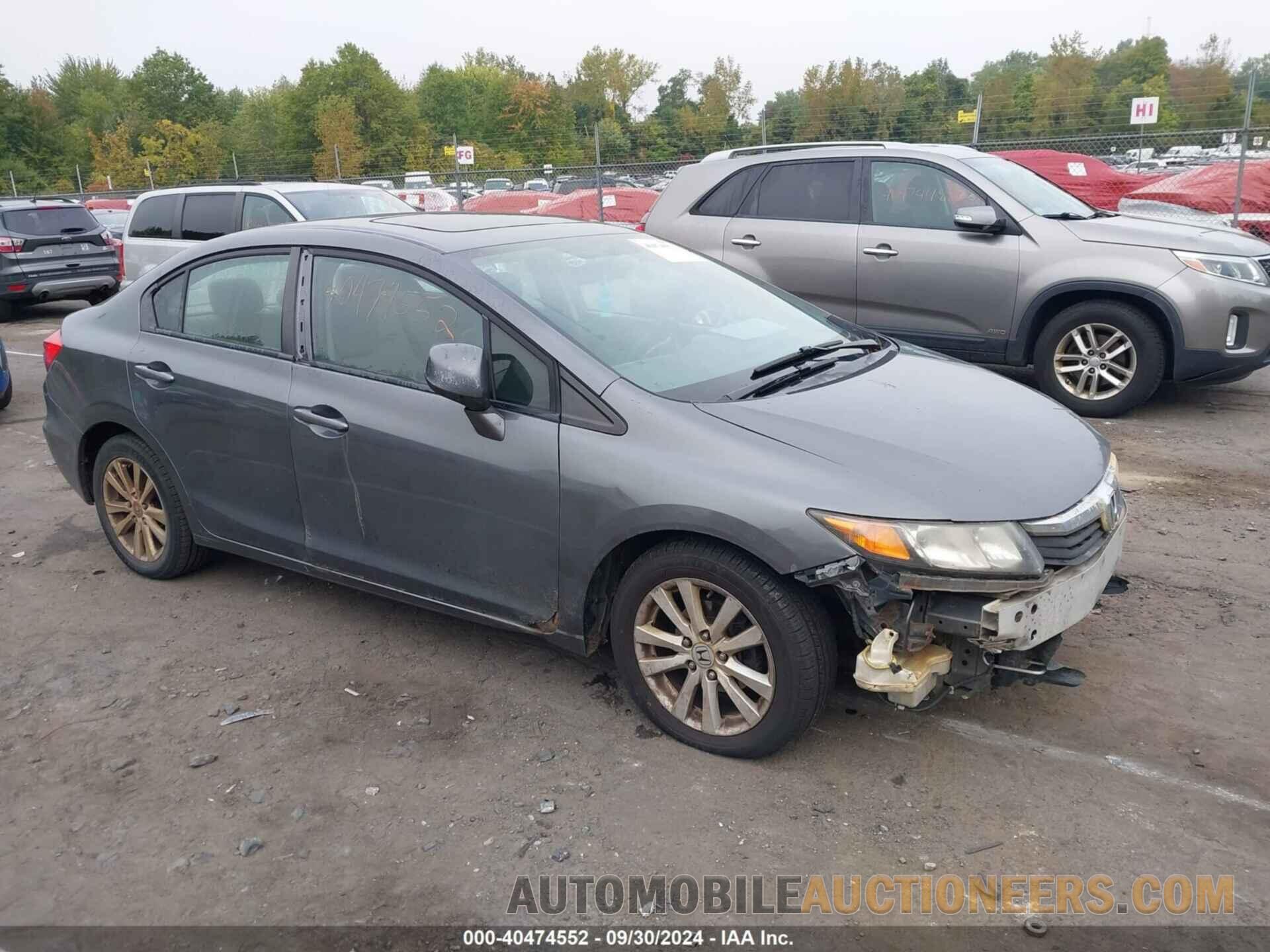 2HGFB2F89CH309643 HONDA CIVIC 2012