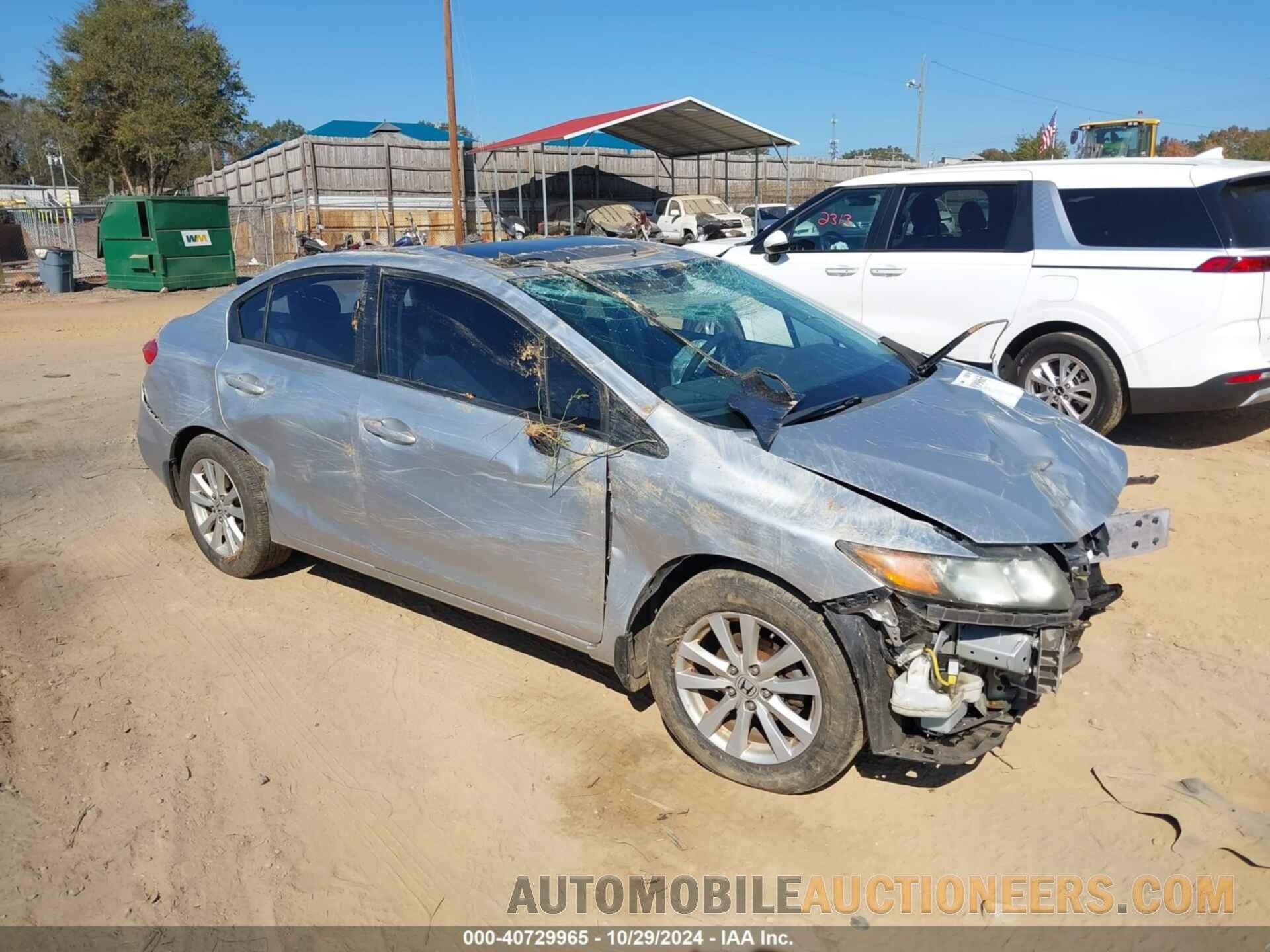 2HGFB2F89CH312655 HONDA CIVIC 2012