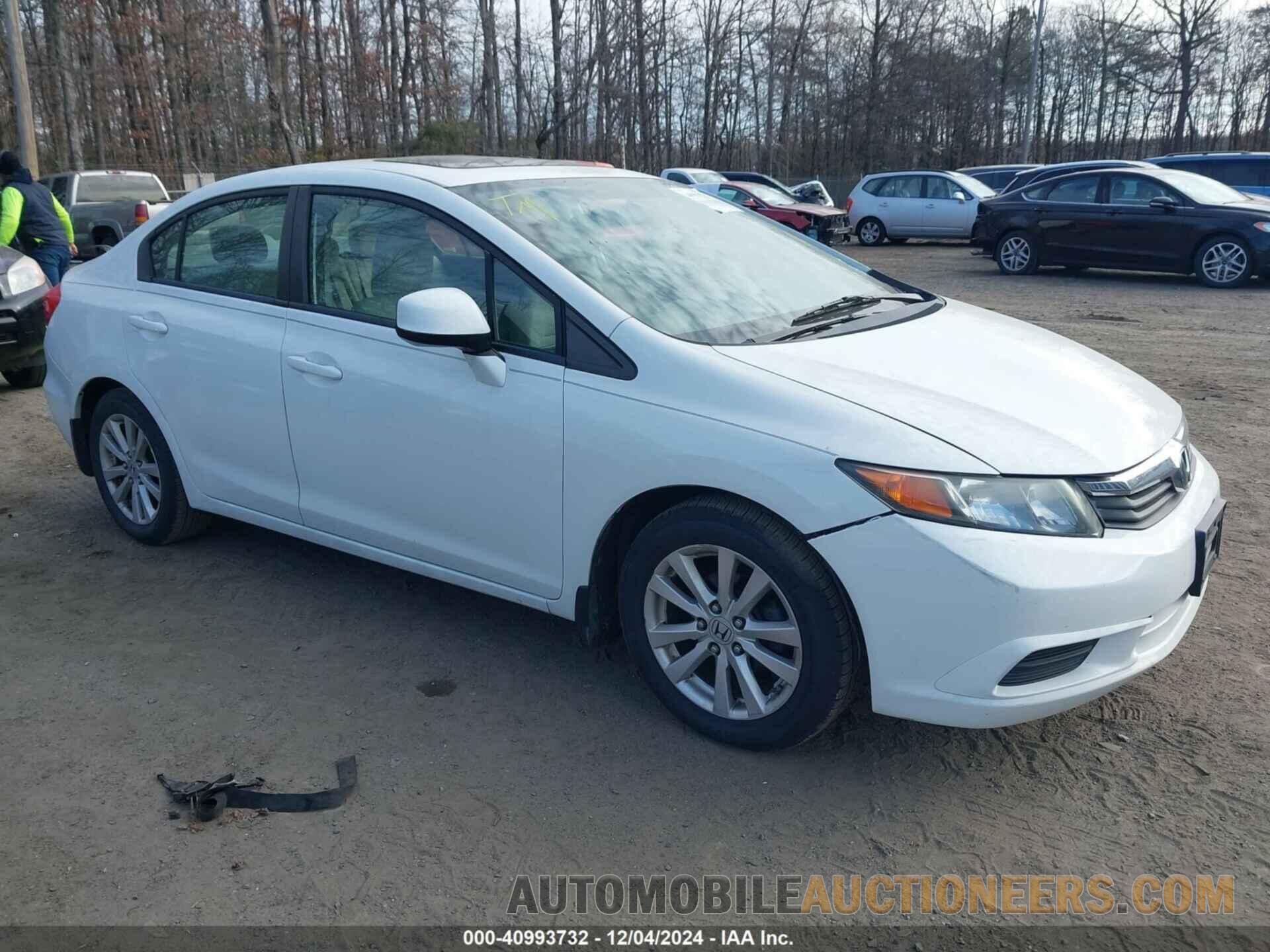 2HGFB2F89CH593310 HONDA CIVIC 2012