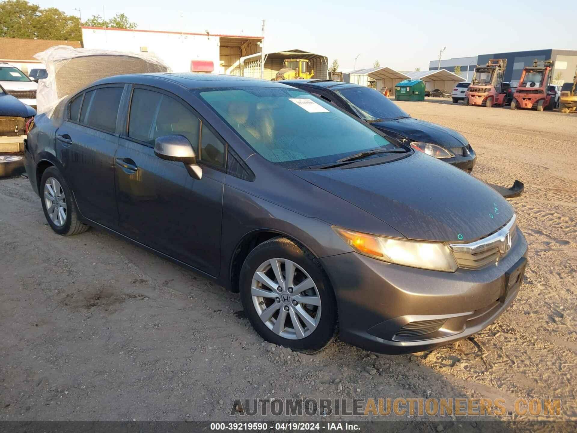 2HGFB2F96CH574741 HONDA CIVIC 2012