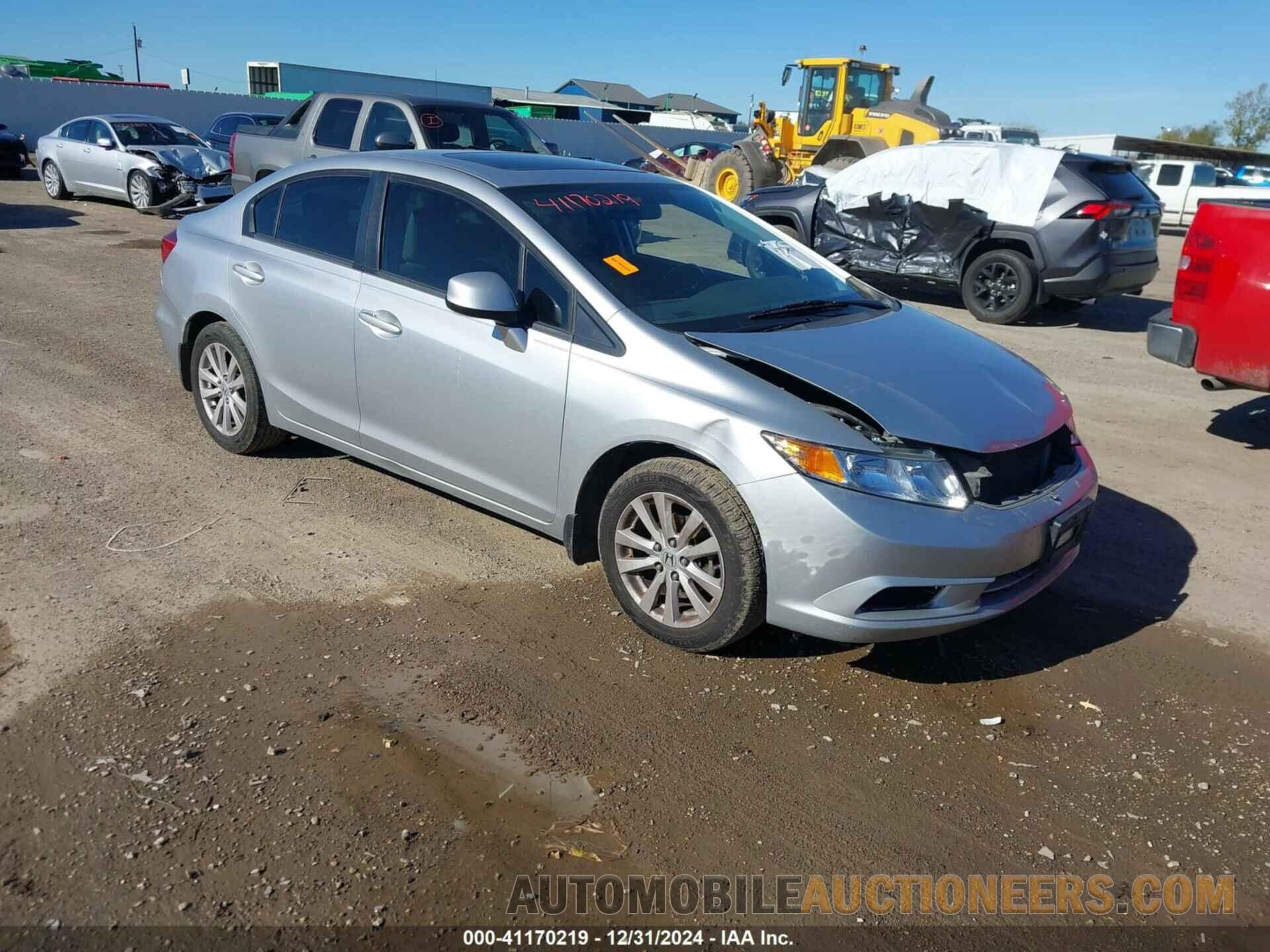 2HGFB2F97CH525838 HONDA CIVIC SDN 2012