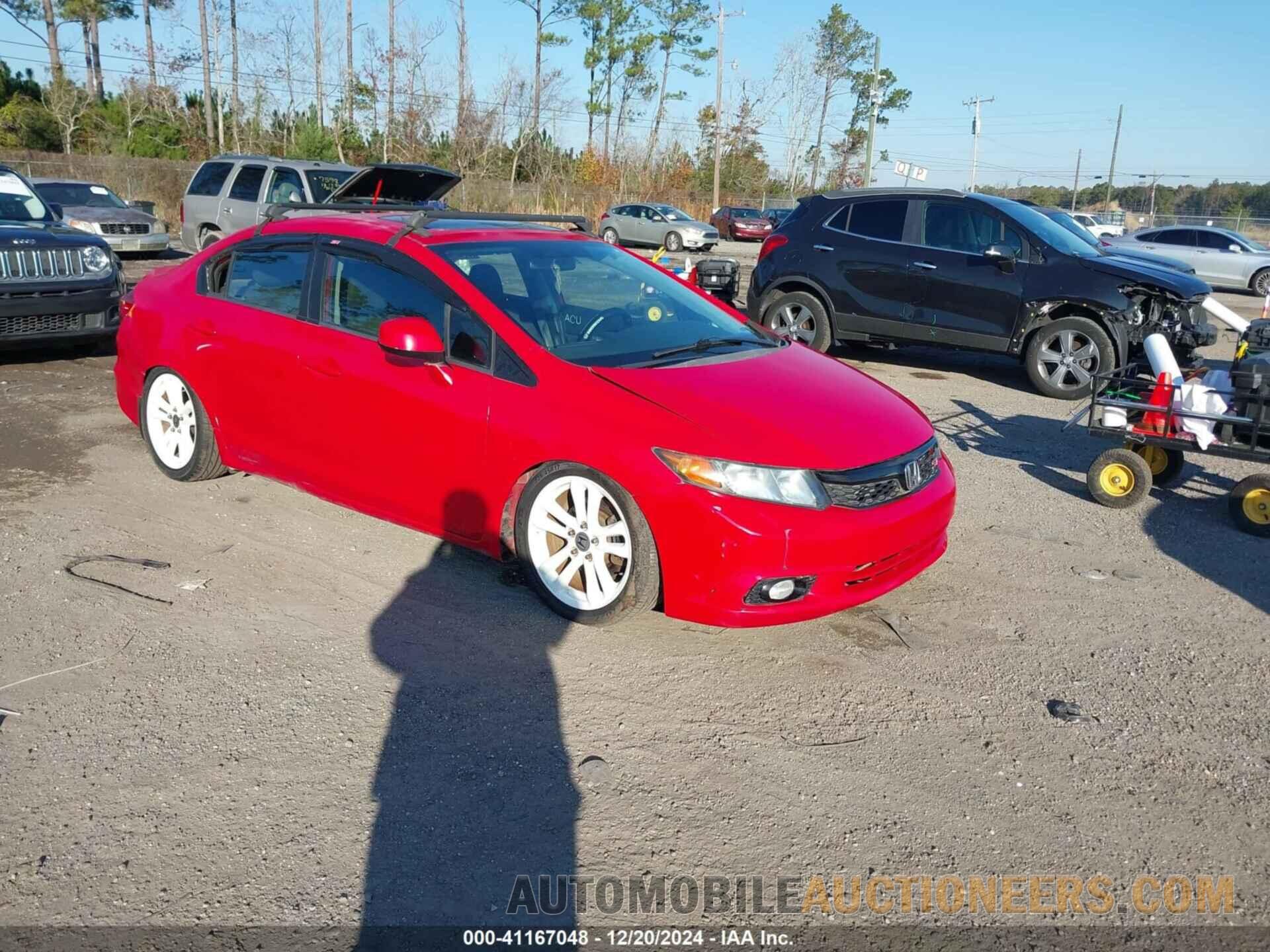 2HGFB6E51CH705239 HONDA CIVIC 2012