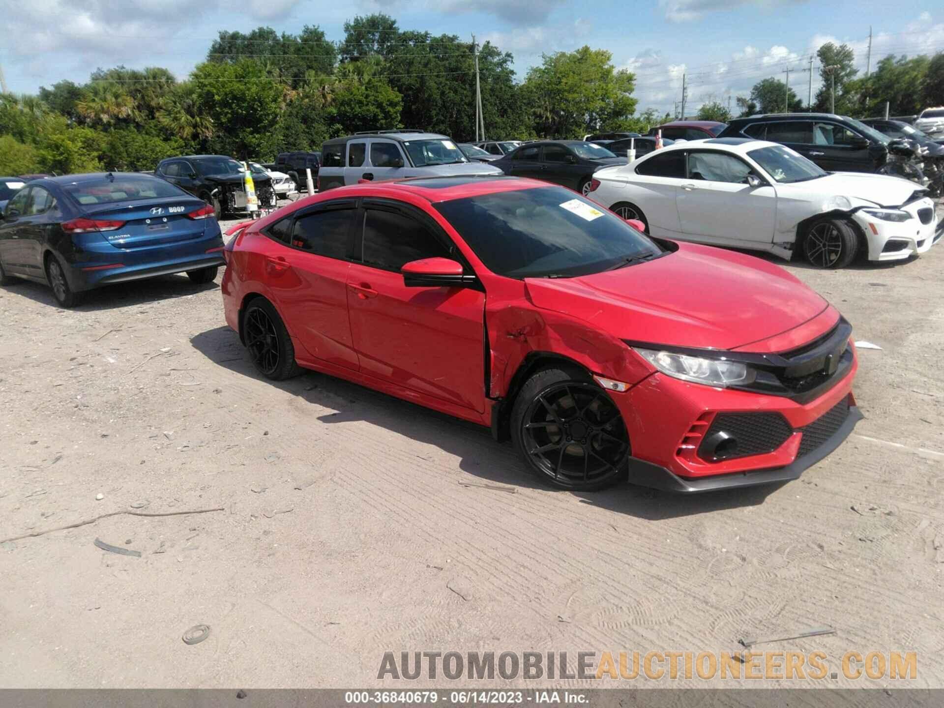 2HGFC1E54KH701300 HONDA CIVIC SI SEDAN 2019