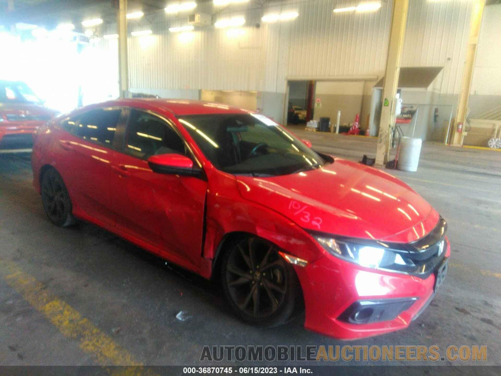 2HGFC2E81KH509011 HONDA CIVIC SEDAN 2019