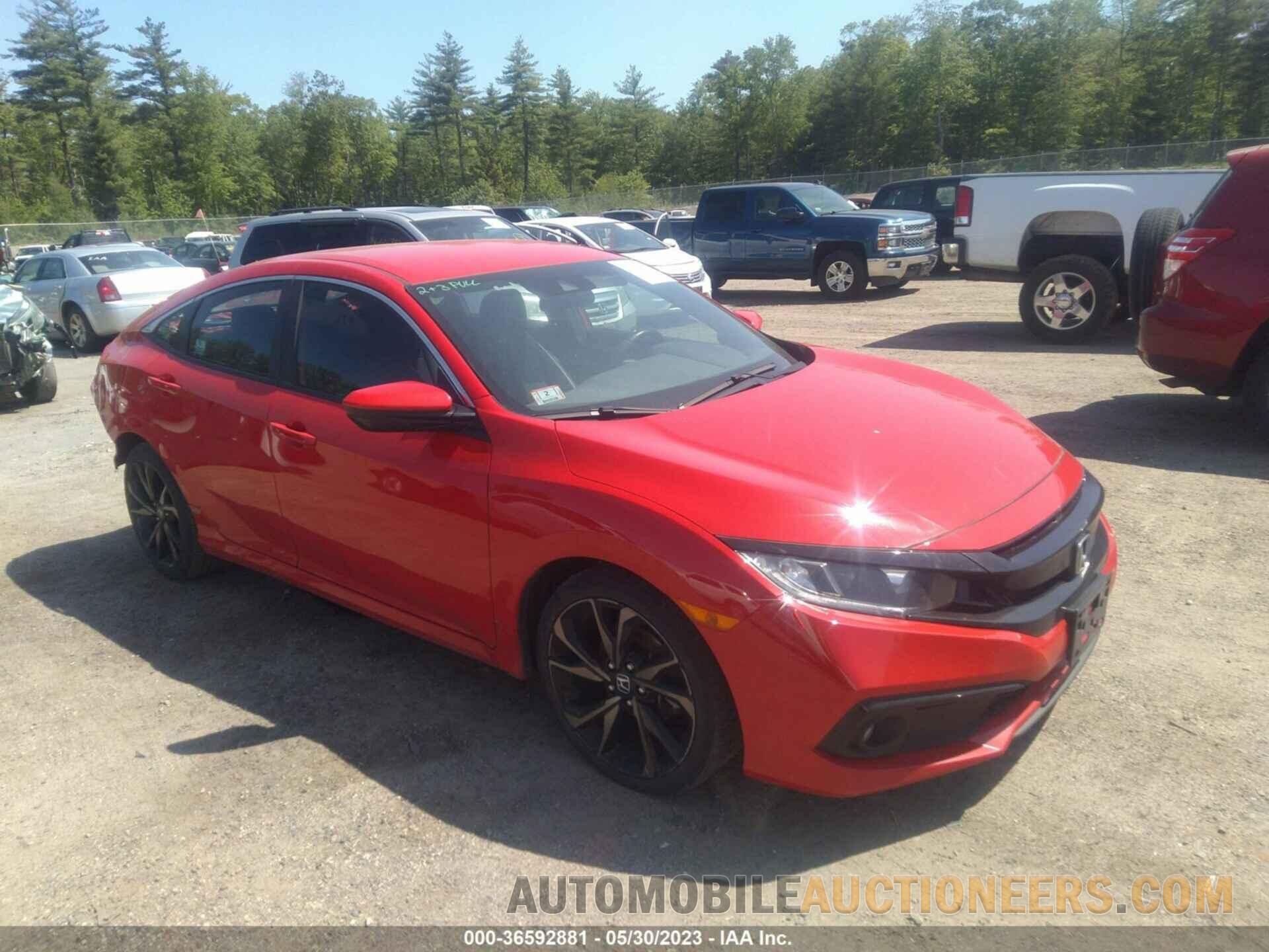 2HGFC2E82KH603060 HONDA CIVIC SEDAN 2019