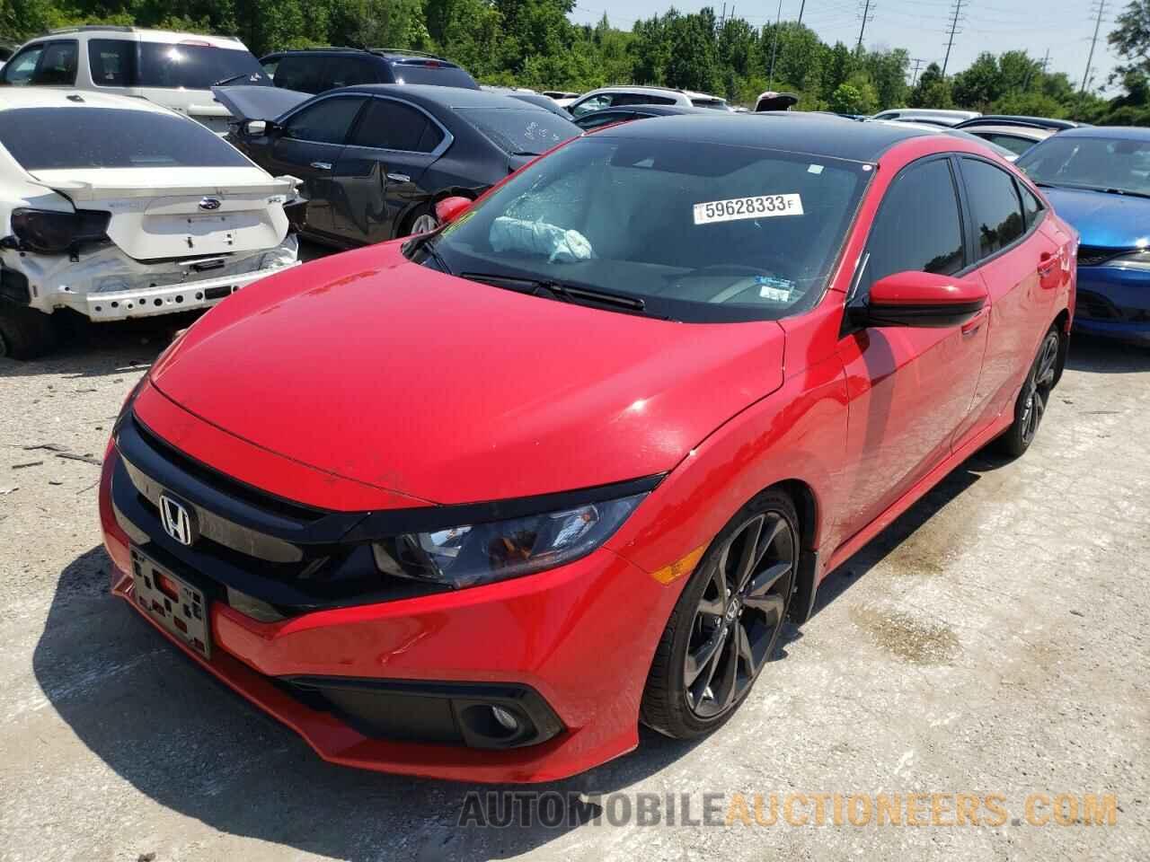 2HGFC2E88KH525951 HONDA CIVIC 2019