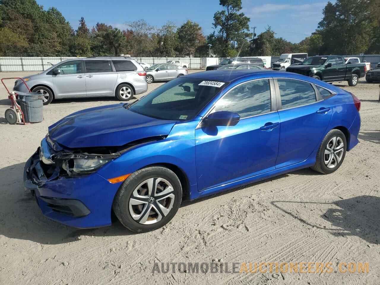 2HGFC2F50GH560009 HONDA CIVIC 2016