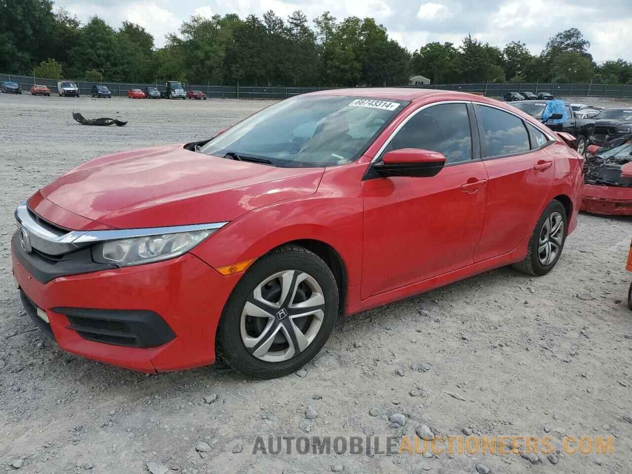 2HGFC2F56GH527726 HONDA CIVIC 2016