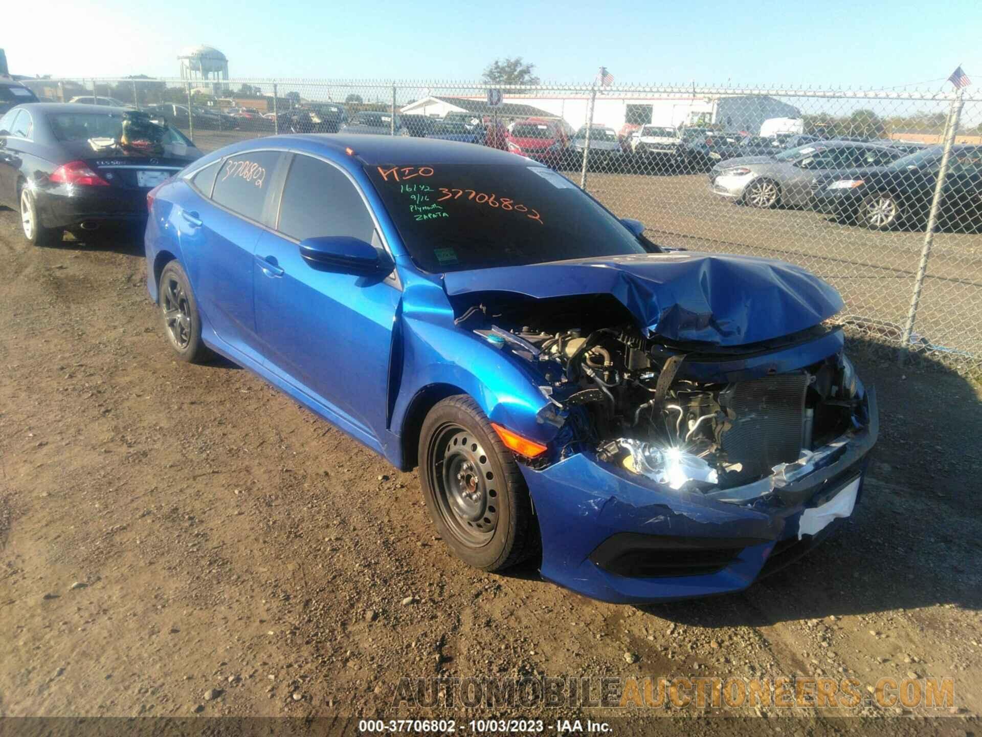 2HGFC2F58JH580192 HONDA CIVIC SEDAN 2018